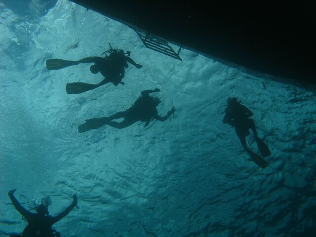 DIVER retour au bateau