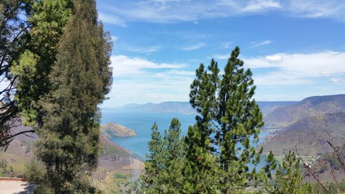 Lac Toba Vue de la route du départ02