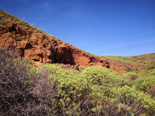 Depuis Aguimes dans le Barranco de Las Vacas