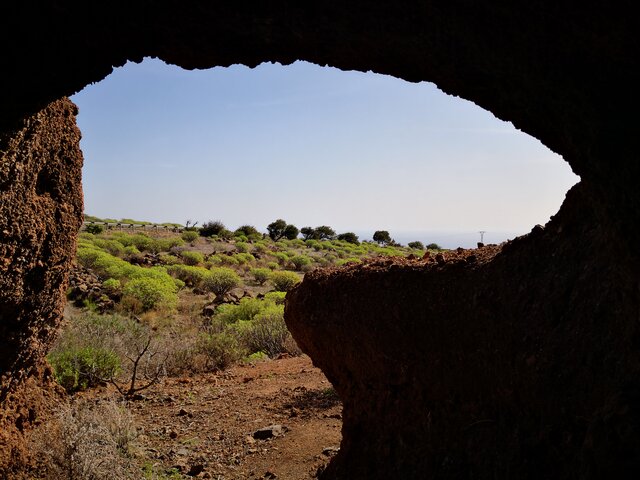 Depuis Aguimes dans le Barranco de Las Vacas