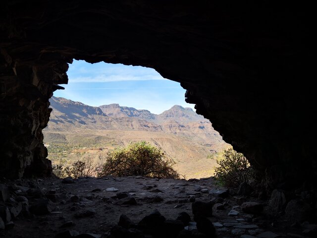 Sur la route après San Bartolome de Tirajana