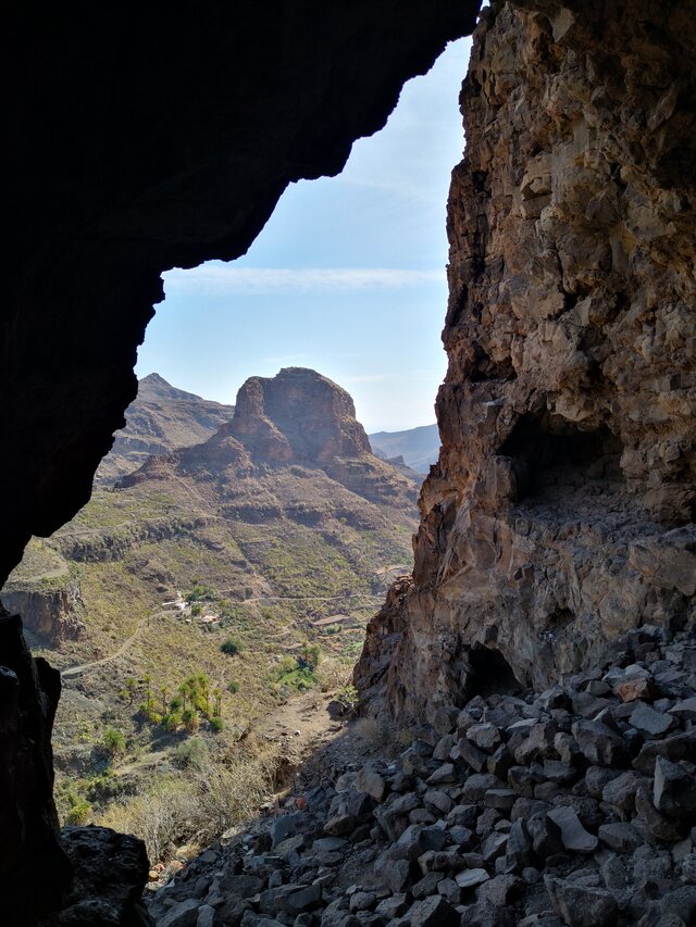 Sur la route après San Bartolome de Tirajana