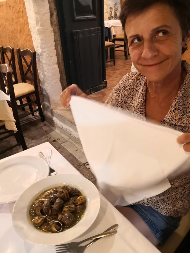 Grèce - Crète - Rethymnon (Hohlios = escargots en Crète)