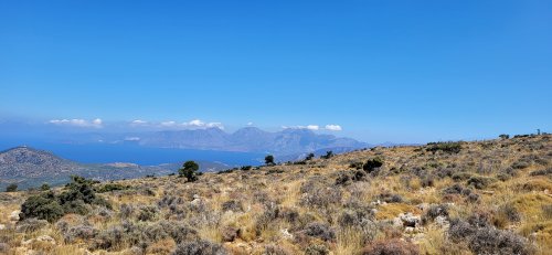 Vue depuis les montagnes au dessus de Kritsa