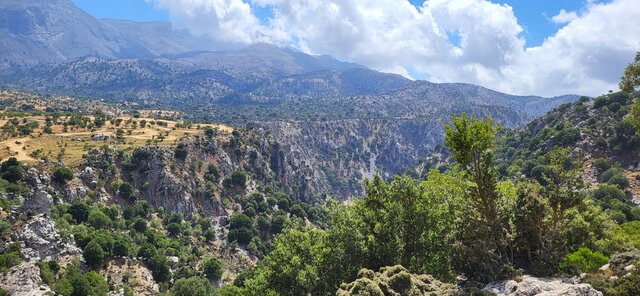 Sur la route vers le plateau du Katharo