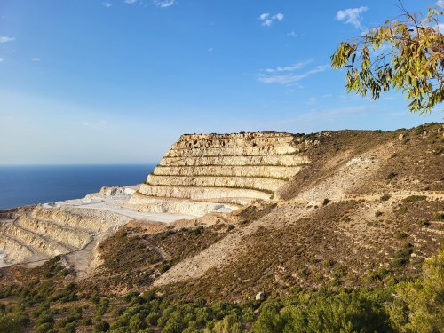 Carrière au dessus de Mochlos