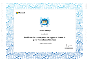 Améliorer les conceptions de rapports Power BI pour interface utilisateur