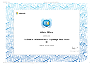 Faciliter la collaboration et le partage dans Power BI